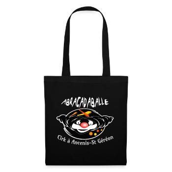 Abracadaballe auf Ihrer Tasche - Stoffbeutel - Schwarz - Vorne