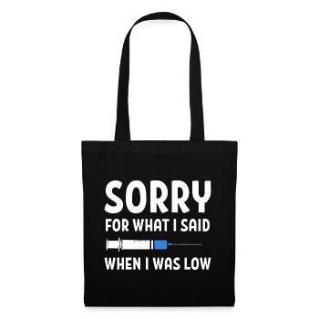 Diabetes Diabetic Insulin - Tote Bag - black - Front