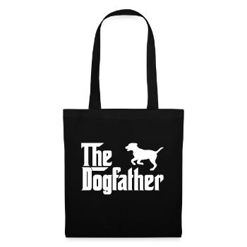 The Dogfather Hundebesitzer - Stoffbeutel - Schwarz - Vorne
