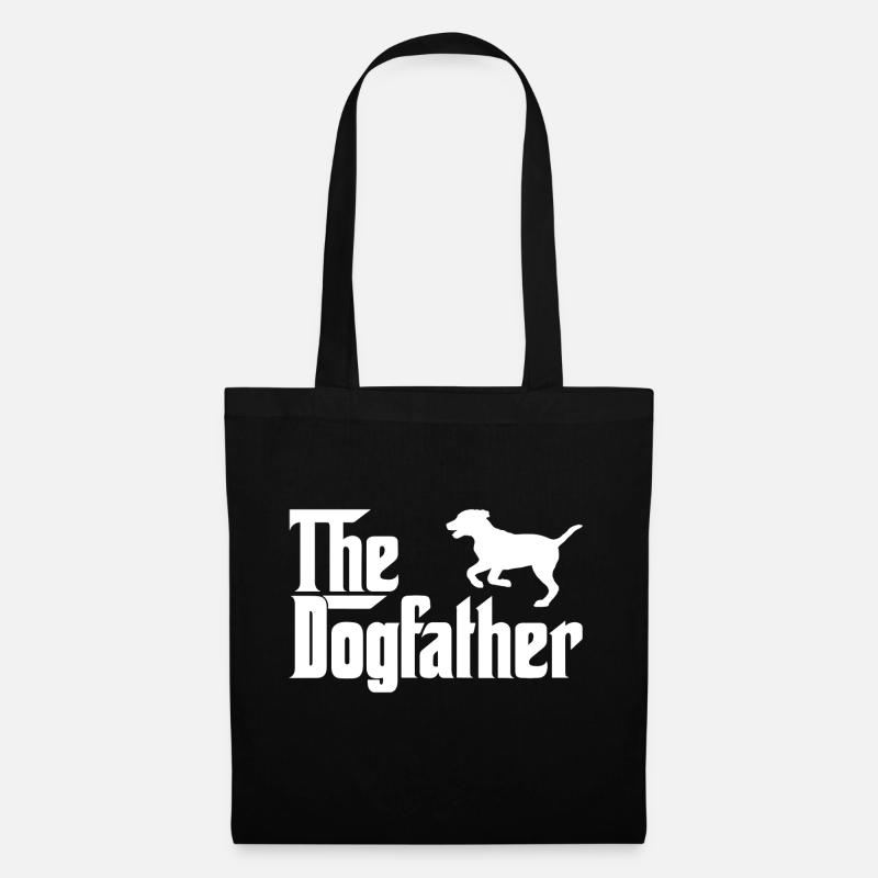 The Dogfather Hundebesitzer - Stoffbeutel - Schwarz
