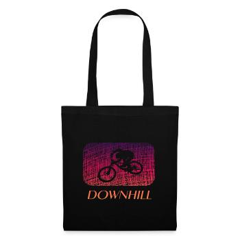 Downhill - Stoffbeutel - Schwarz - Vorne