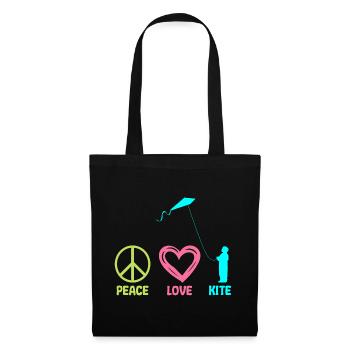 Kite Flying Kites Flying Mama Peace - Tote Bag - black - Front