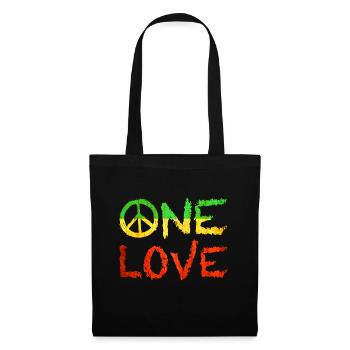 Un seul amour - Sac en tissu - noir - Devant