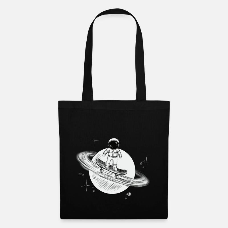 Astro Skater - Stoffbeutel - Schwarz