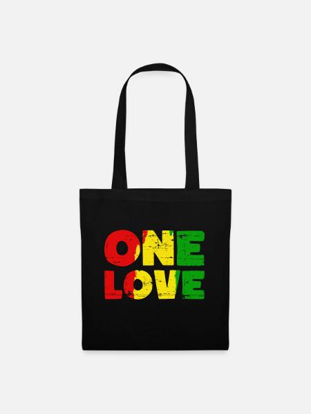 Un amour Jamaïque - Sac en tissu - noir