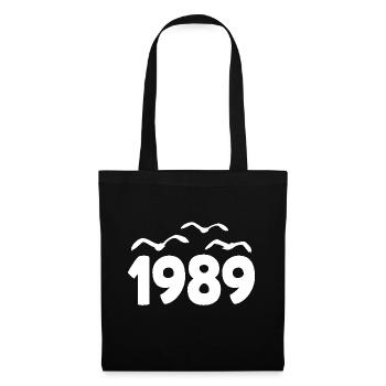 1989 Année Anniversaire Millésime 1989 - Sac en tissu - noir - Devant