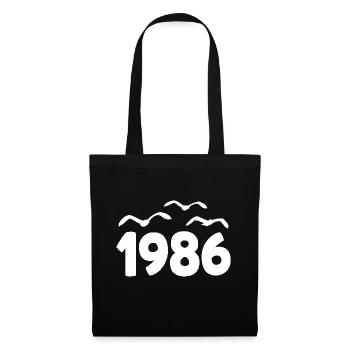 1986 Year Birthday Vintage 1986 - Tote Bag - black - Front