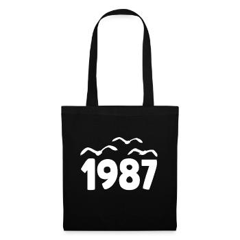 1987 Year Birthday Vintage 1987 - Tote Bag - black - Front