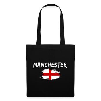 Manchester, Angleterre - Sac en tissu - noir - Devant