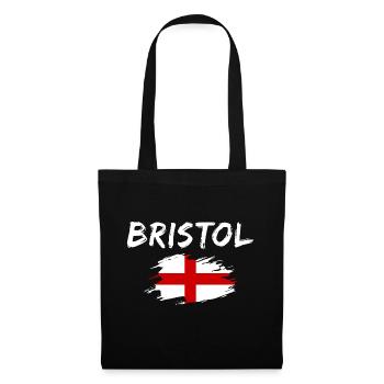 Bristol England - Stoffbeutel - Schwarz - Vorne