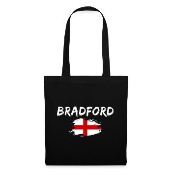 Bradford, Angleterre - Sac en tissu - noir - Devant