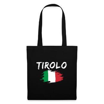Tirolo Italy Flag South Tyrol - Tote Bag - black - Front