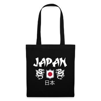 Japan - Stoffbeutel - Schwarz - Vorne