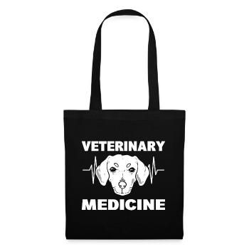 Veterinary Medicine Tierspezialist - Stoffbeutel - Schwarz - Vorne