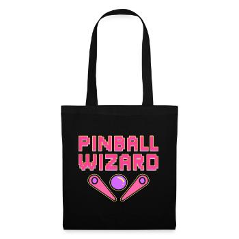 Pinball Wizard Flipper-Spieler - Stoffbeutel - Schwarz - Vorne