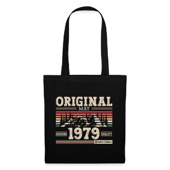 Original May 1979 Vintage 1979 Birthday 1979 - Tote Bag - black - Front