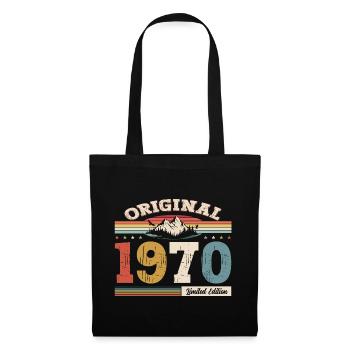 55ème Anniversaire Année 1970 Cru 1970 Original - Sac en tissu - noir - Devant