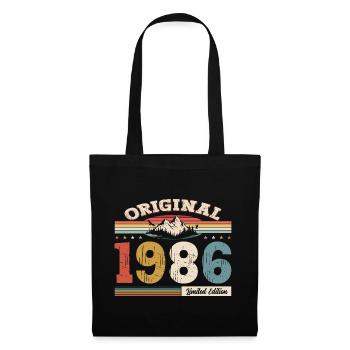 38th Birthday Year 1986 Vintage 1986 Original - Tote Bag - black - Front