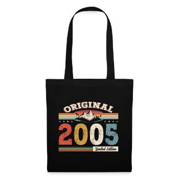 20th Birthday Year 2005 Vintage 2005 Original - Tote Bag - black - Front