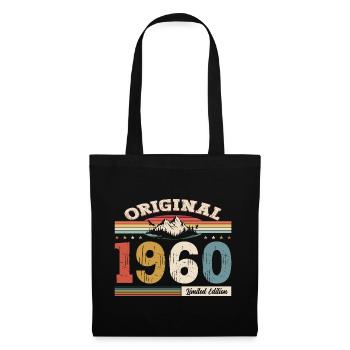 65th Birthday Year 1960 Vintage 1960 Original - Tote Bag - black - Front