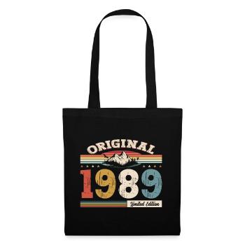 35ème Anniversaire Année 1989 Cru 1989 Original - Sac en tissu - noir - Devant