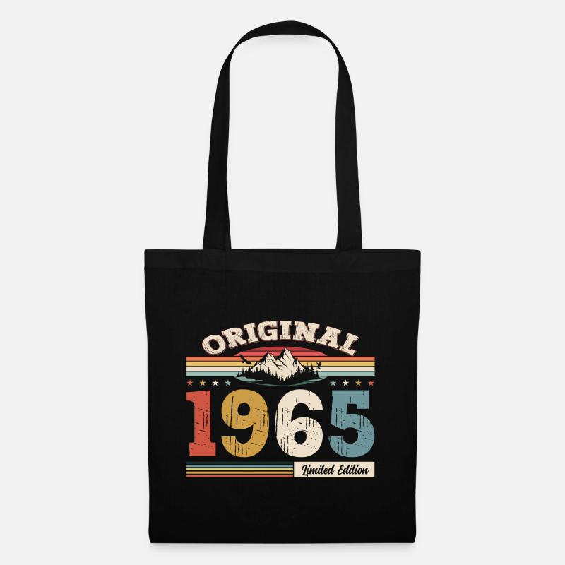60e anniversaire Année 1965 Année 1965 Original - Sac en tissu - noir