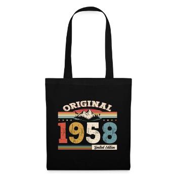66th Birthday Year of Build 1958 Year 1958 Original - Tote Bag - black - Front
