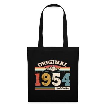 70th Birthday Year 1954 Vintage 1954 Original - Tote Bag - black - Front