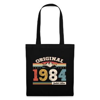 40th Birthday Year 1984 Year 1984 Original - Tote Bag - black - Front