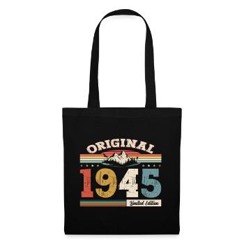 80th Birthday Year 1945 Vintage 1945 Original - Tote Bag - black - Front