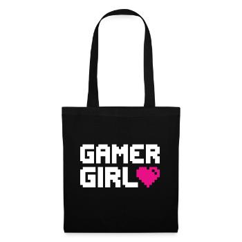 Gamer Girl Video Games Gaming - Tote Bag - black - Front