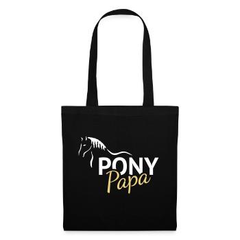 Ponypa Pony - Sac en tissu - noir - Devant