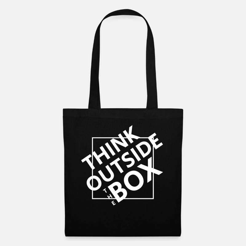 THINK OUTSIDE THE BOX - Tote Bag - black