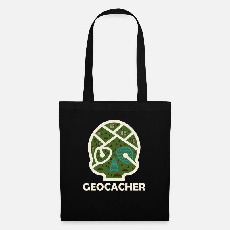 Geocacher Geocaching - Tote Bag - black