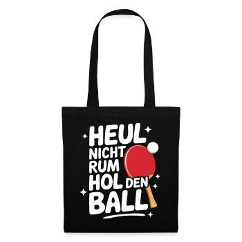 Table tennis Table tennis player - Tote Bag - black - Front