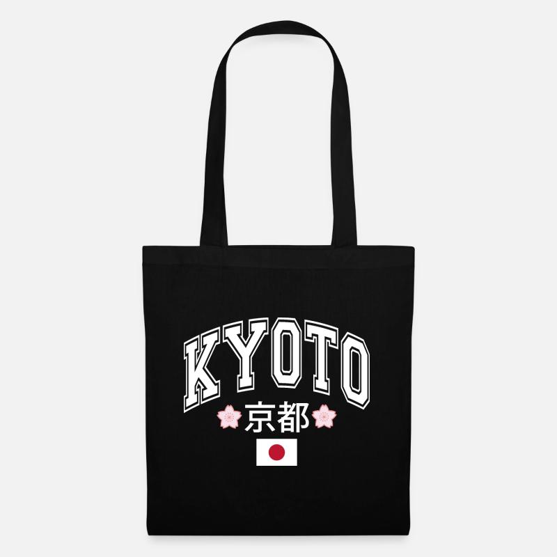 Kyoto - Stoffbeutel - Schwarz