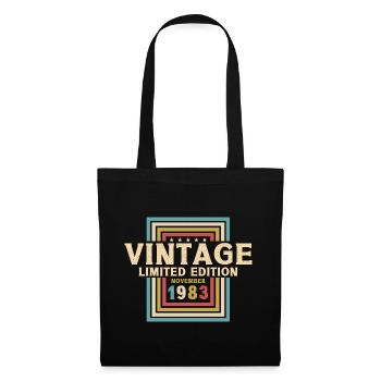 40th Birthday Vintage November Vintage 1983 - Tote Bag - black - Front
