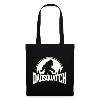 Dadsquatch Bigfoot Papa Vater Geschenk - Stoffbeutel - Schwarz - Vorne