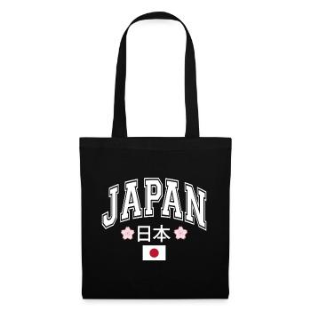Japan - Stoffbeutel - Schwarz - Vorne