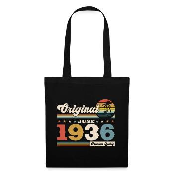 June 1936 Vintage 1936 Birthday 1936 Original - Tote Bag - black - Front