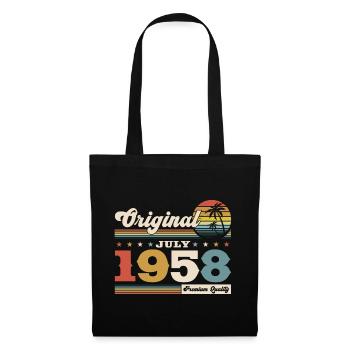 Original 1958 Vintage 1958 Birthday 1958 - Tote Bag - black - Front