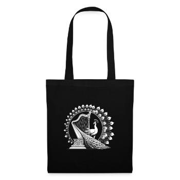 Peacock Harp Game - Tote Bag - black - Front