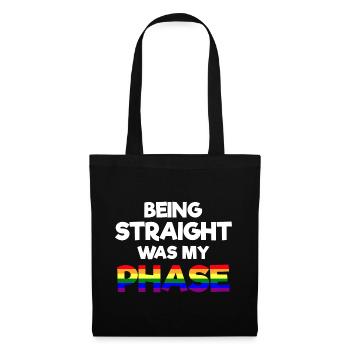 Être hétéro était ma phase pansexuelle - Sac en tissu - noir - Devant