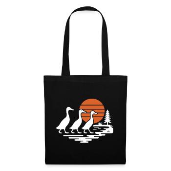 Funny Running Duck Outfit Running Duck Sun - Tote Bag - black - Front