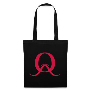Letter Q - Tote Bag - black - Front