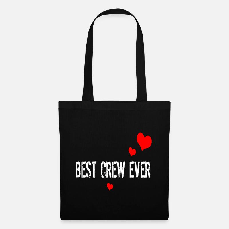 BEST CREW EVER - Stoffbeutel - Schwarz