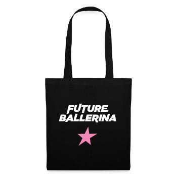 Future ballerine - Sac en tissu - noir - Devant