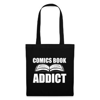 Comic -Buchliebhaber Comic Illustrator - Stoffbeutel - Schwarz - Vorne