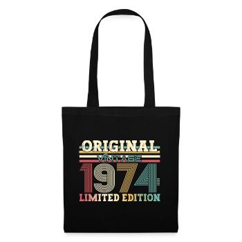 Original 1974 Vintage 1974 50th Birthday 1974 - Tote Bag - black - Front