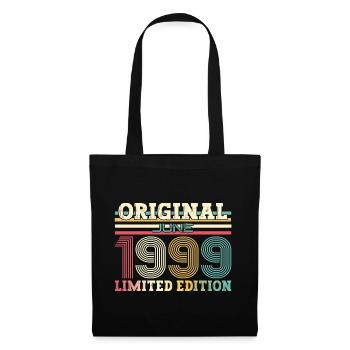 Original Juin 1999 Millésime 1999 25ème Anniversaire 99 - Sac en tissu - noir - Devant